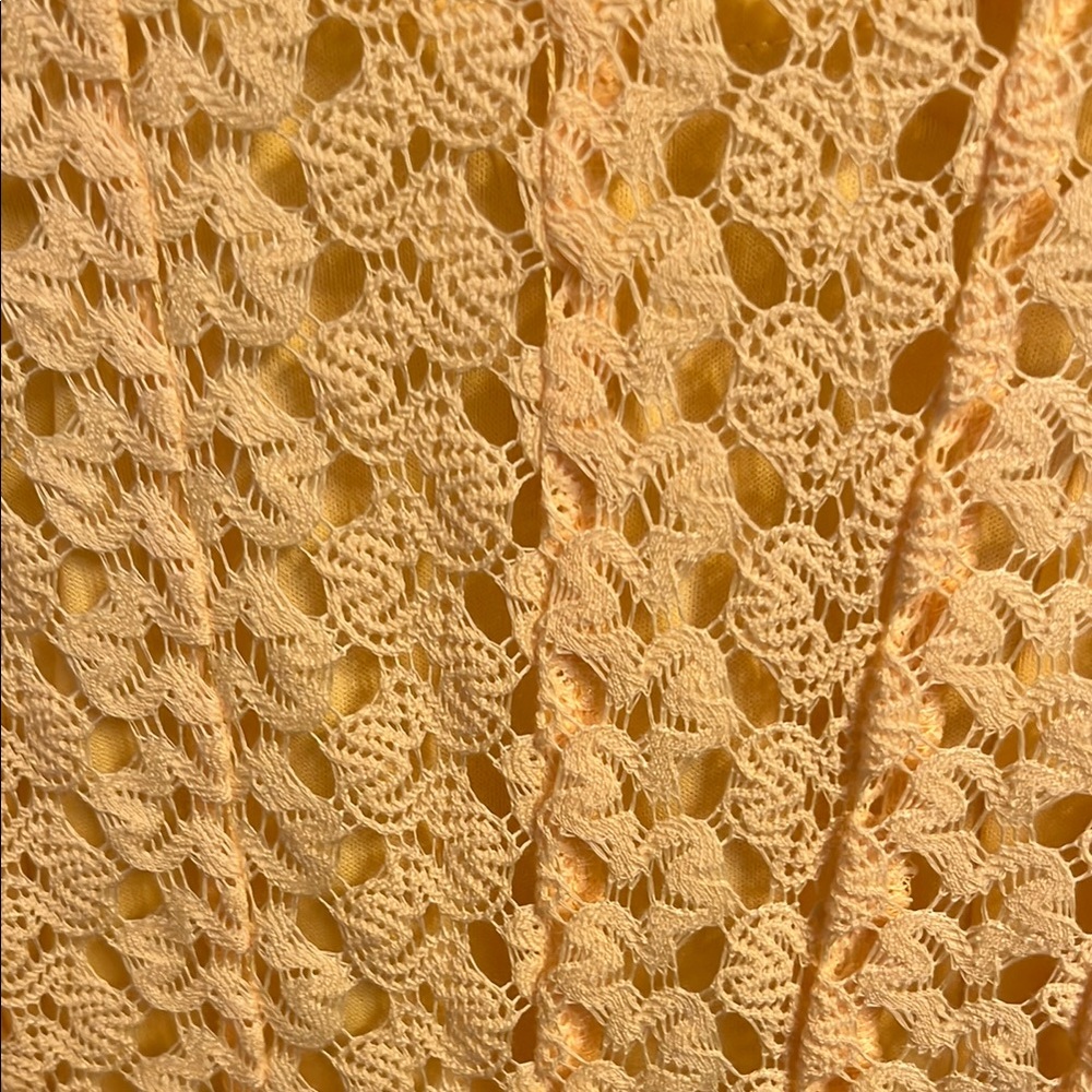 Rabbit Rabbit Rabbit Yellow Lace Dress Size 4 - Picture 4 of 6